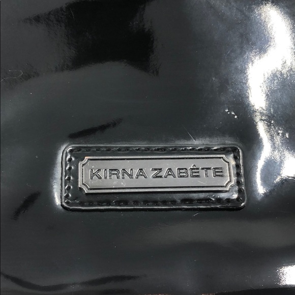 🛼Kirna Zabete Red KISS Large Clutch 14x8 inches - Picture 8 of 12